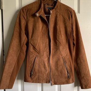 Faux leather jacket
